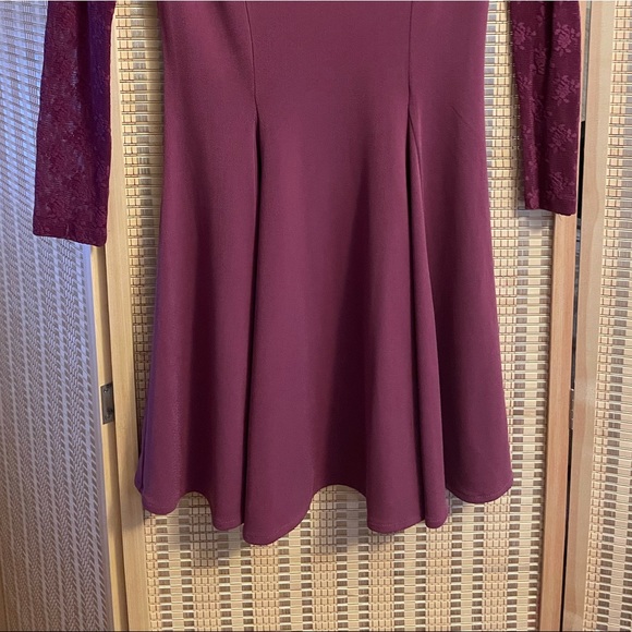 Maroon Kimchi Blue Skater Dress - Picture 3 of 6